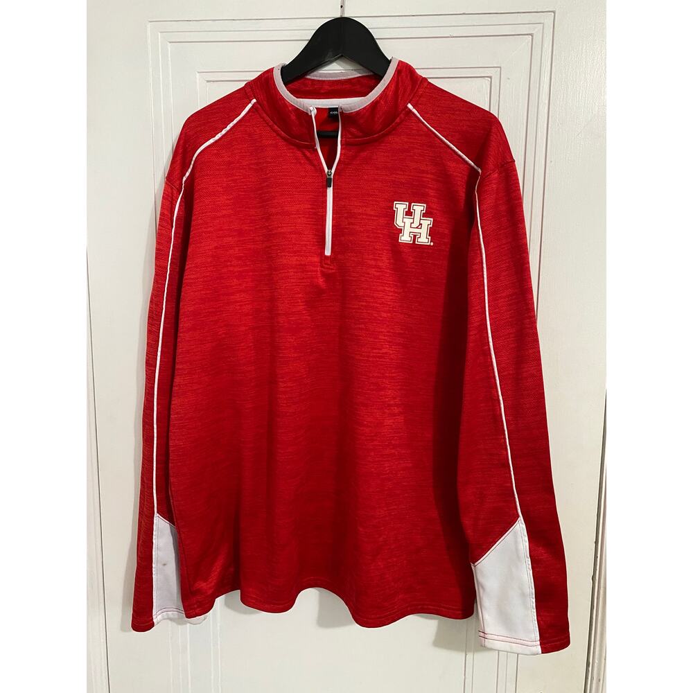 University of Houston Cougars 1/4-Zip Sweatshirt Size XL